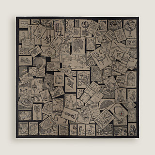 カレ90 プレシュー 《フォーブルの切手愛好家》 - ブルー | Hermès